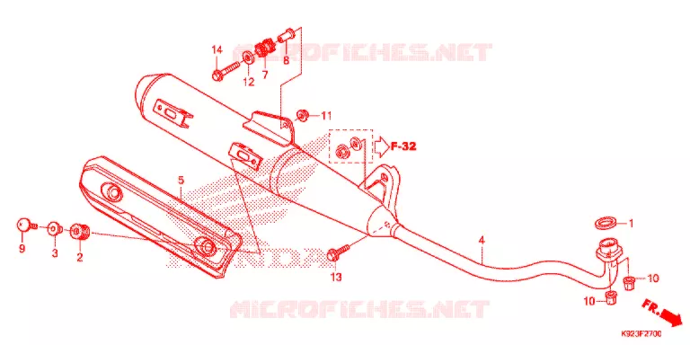 UITLAATDEMPER (1) Honda MOTO 110 WAVE 2017  AFS110SPH