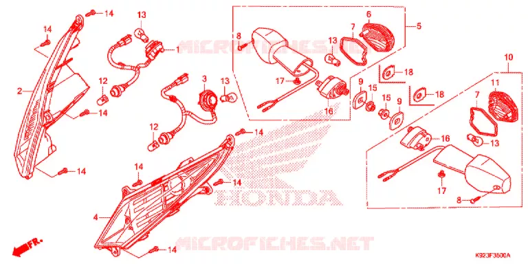 KNIPPERLICHT Honda MOTO 110 WAVE 2021  AFS110SPJ