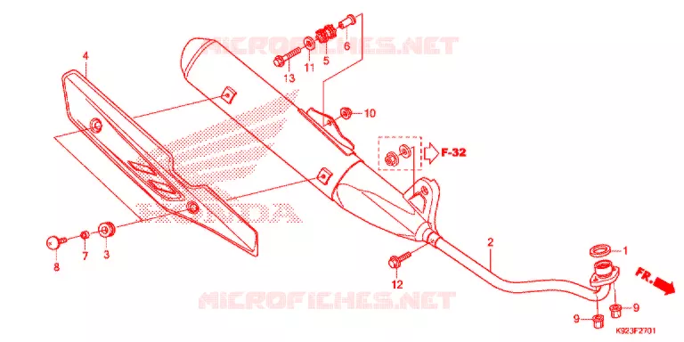 UITLAATDEMPER (2) Honda MOTO 110 WAVE 2021  AFS110SPJ