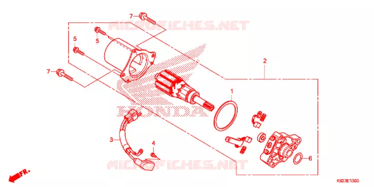 STARTMOTOR Honda MOTO 110 WAVE 2019  AFS110SPK