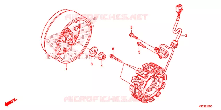 ALTERNATORE Honda MOTO 110 WAVE 2021  AFS110SPK