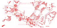 FRAME CHASSIS/ ONTSTEKINGSSPOEL (2) voor Honda BIZ 125 ARRANQUE ELÉCTRICO 2010