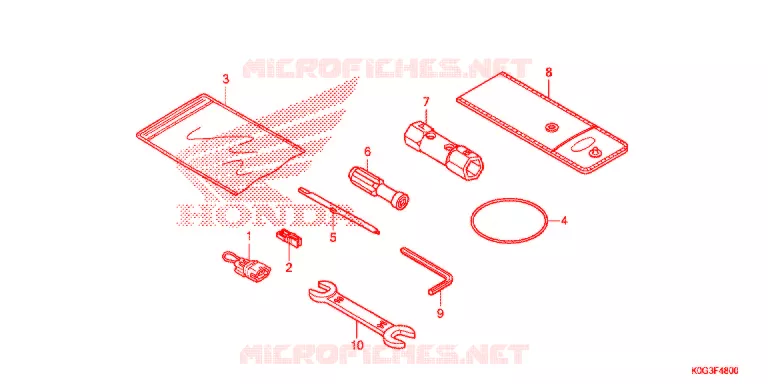 GEREEDSCHAP Honda MOTO 125 CUB 2021  C125AL