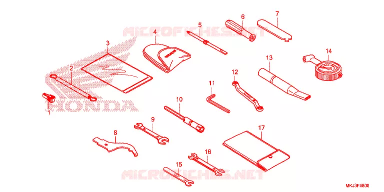 GEREEDSCHAP Honda MOTO 1000 CB 2020  CB1000RAL