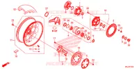 ACHTER WIEL voor Honda CB 1000 R ABS 2020