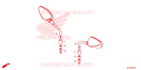 SPIEGEL voor Honda CB 1000 R ABS 2020