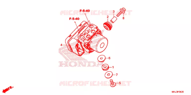 ABS MODULATOR Honda MOTO 1000 CB 2020  CB1000RAL