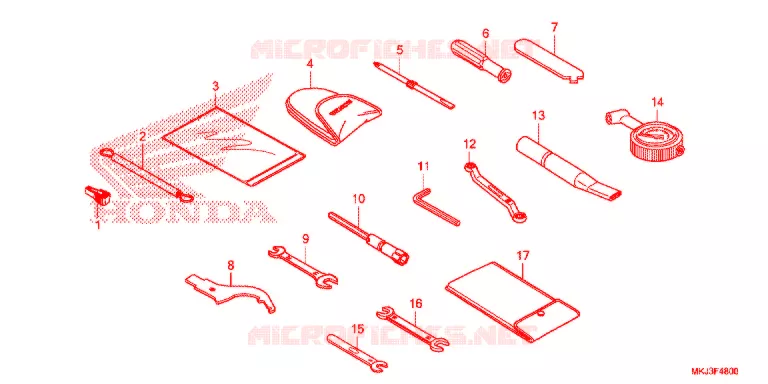GEREEDSCHAP Honda MOTO 1000 CB 2020  CB1000RAL
