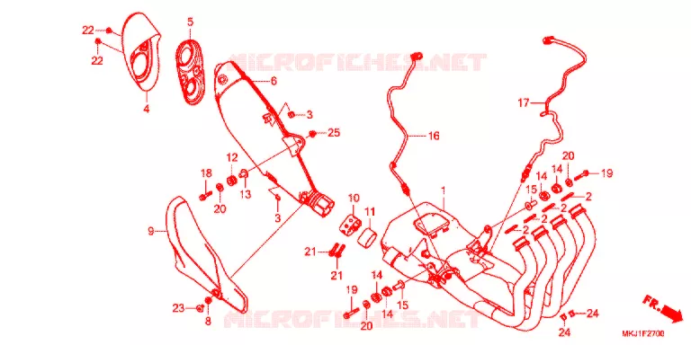 UITLAATDEMPER Honda MOTO 1000 CB 2020  CB1000RAL