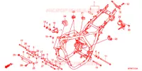 FRAME CHASSIS voor Honda CB 1300 SUPER FOUR 2019