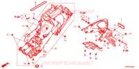 ACHTER STROOMLIJNKAP voor Honda CB 400 X 2019