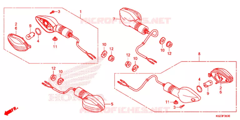 KNIPPERLICHT Honda MOTO 125 CBF 2019  CBF125SJ