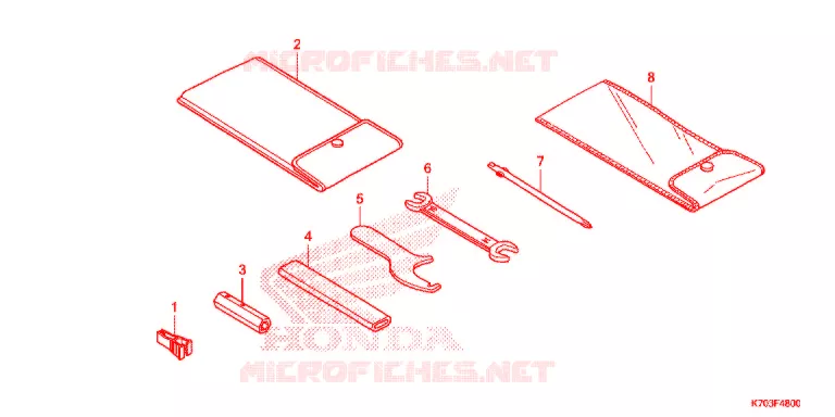 GEREEDSCHAP Honda MOTO 190 CB 2019  CBF190WHG