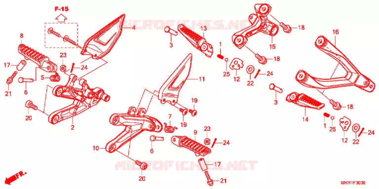 OPSTAP Honda MOTO 1000 CBR 2021  CBR1000STL