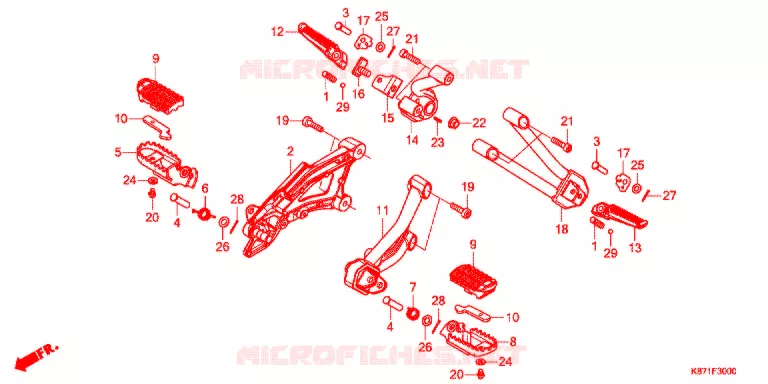 OPSTAP Honda MOTO 250 REBEL 2021  CMX250AL