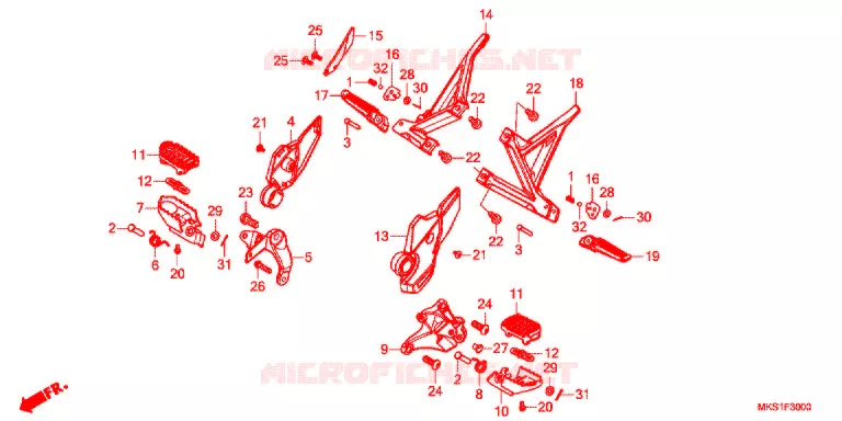 OPSTAP Honda MOTO 1100 AFRICA-TWIN 2021  CRF1100A4L
