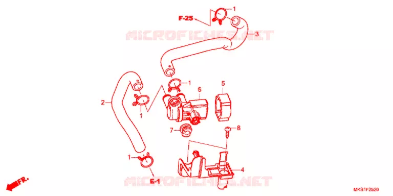 LUCHTINJECTIE SOLENOIDEKLEP Honda MOTO 1100 AFRICA-TWIN 2020  CRF1100AL