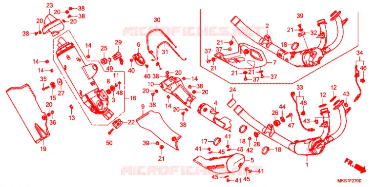 UITLAATDEMPER Honda MOTO 1100 AFRICA-TWIN 2020  CRF1100AL4L