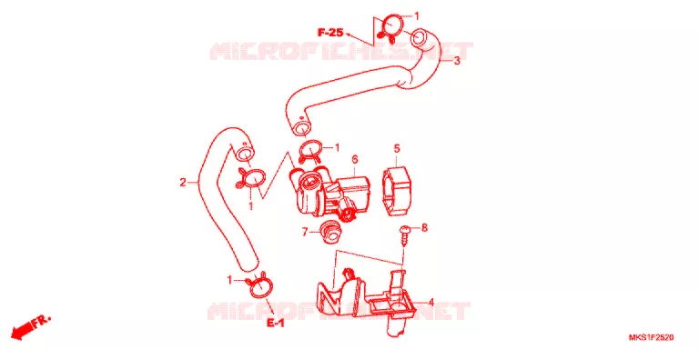 LUCHTINJECTIE SOLENOIDEKLEP Honda MOTO 1100 AFRICA-TWIN 2021  CRF1100D4L
