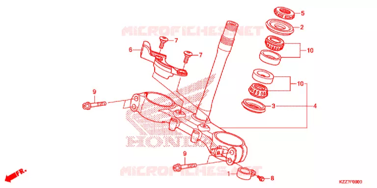 STURING STANG Honda MOTO 250 CRF 2020  CRF250LL