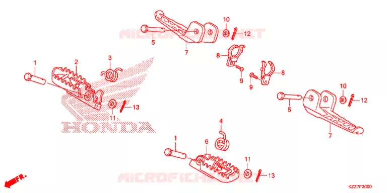OPSTAP Honda MOTO 250 CRF 2020  CRF250LL