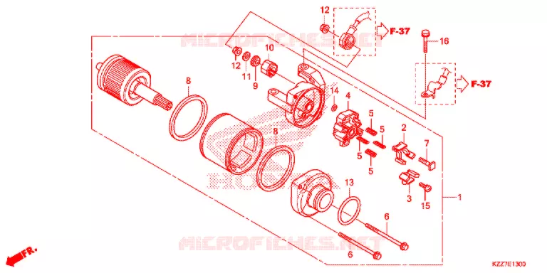 STARTMOTOR Honda MOTO 250 CRF 2020  CRF250RLAL