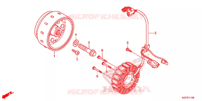 ALTERNATORE Honda MOTO 250 CRF 2020  CRF250RLAL