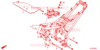 FRAME CHASSIS voor Honda CB 250 TWISTER 2017