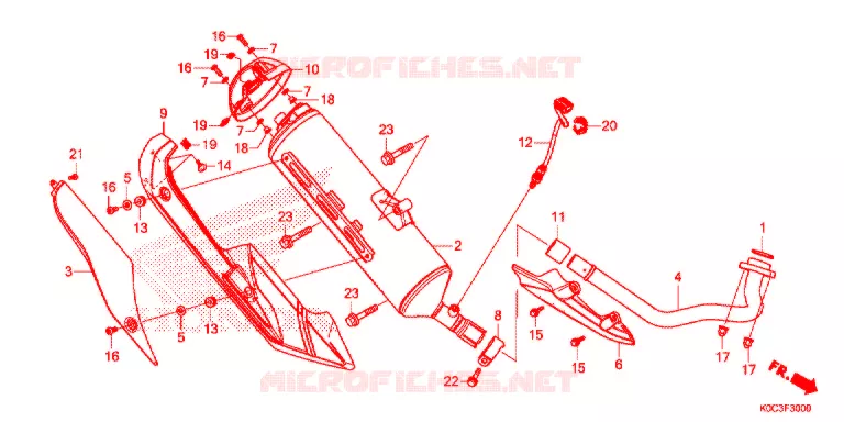 UITLAATDEMPER Honda SCOOTER 250 FORZA 2019  NSS250AJ