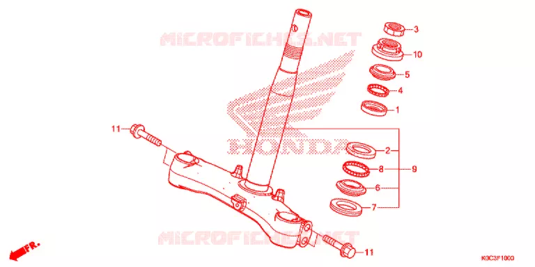 STURING STANG Honda SCOOTER 250 FORZA 2020  NSS250AL