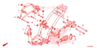 FRAME CHASSIS voor Honda NAVI 110 2016