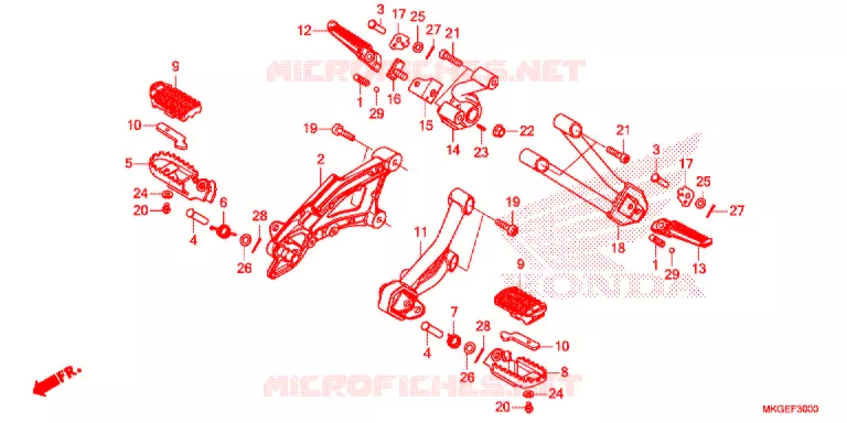 OPSTAP   Honda MOTO 500 REBEL 2020  CMX500A2L