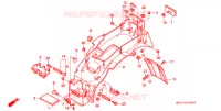 ACHTER STROOMLIJNKAP  voor Honda BIG ONE 1000 1995