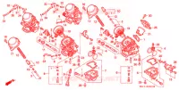 CARBURATEUR (PIECES CONSTITUTIVES) voor Honda BIG ONE 1000 1995