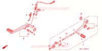 PEDAAL  voor Honda BIG ONE 1000 1995