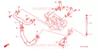 WATER PIJP  voor Honda BIG ONE 1000 1995