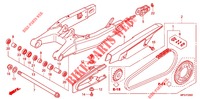 ZWAAI ARM   voor Honda CB 600 F HORNET ABS 34HP 2011