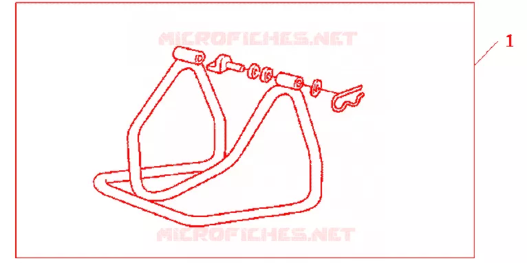 REAR PADDOCK STAND  Honda MOTO 600 HORNET 2011  CB600FAB
