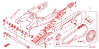 ZWAAI ARM   voor Honda CB 600 F HORNET ABS 2011