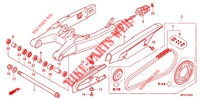 ZWAAI ARM   voor Honda CB 600 F HORNET ABS 2011
