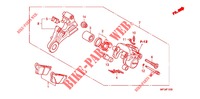 ACHTER REMKLAUW  (CB600F/F3) voor Honda CB 600 F HORNET 25KW 2011