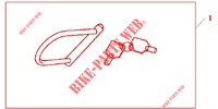 U SLOT  voor Honda CB 600 F HORNET 25KW 2011