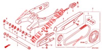 ZWAAI ARM   voor Honda CB 600 F HORNET 2011