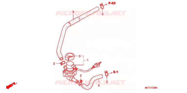 LUCHT INJECTIE KLEP  Honda SCOOTER 600 SILVERWING 2010  FJS600A7