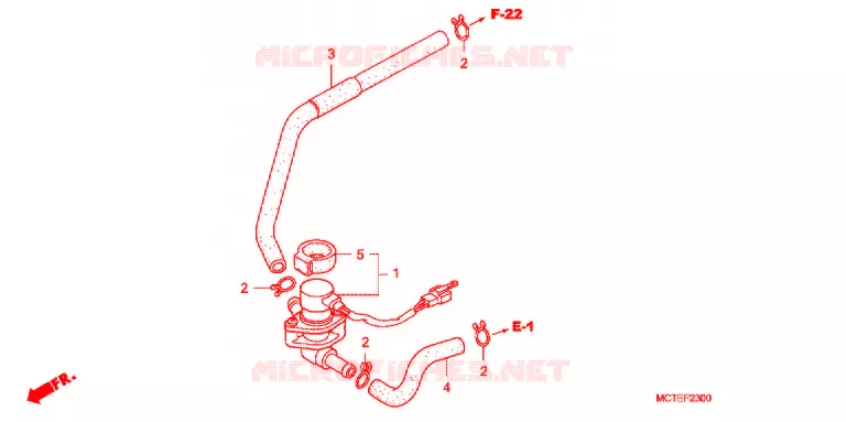 LUCHT INJECTIE KLEP  Honda SCOOTER 600 SILVERWING 2007  FJS600A7