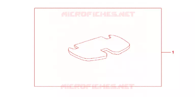 TOP BOX MAT  Honda SCOOTER 600 SILVERWING 2007  FJS600A7