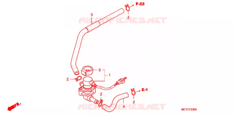 LUCHT INJECTIE KLEP  Honda SCOOTER 600 SILVERWING 2008  FJS600A7