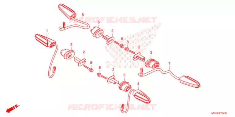 KNIPPERLICHT  Honda MOTO 1100 AFRICA-TWIN 2021  CRF1100AL2M