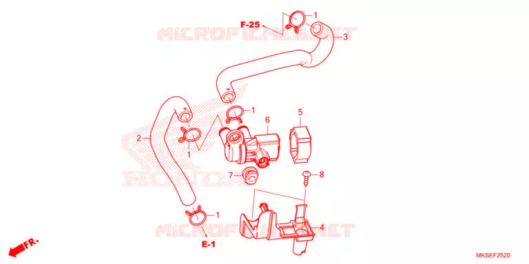 LUCHTINJECTIE SOLENOIDEKLEP Honda MOTO 1100 AFRICA-TWIN 2021  CRF1100AL2M