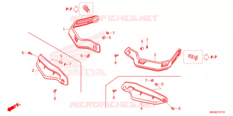  HANDKAP Honda MOTO 1100 AFRICA-TWIN 2021  CRF1100ALM